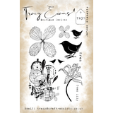 Tracy Evans Garden Elements A5 Stamp (TE030)