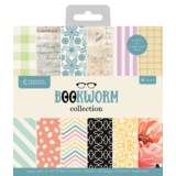 Crafter's Companion Bookworm Collection 6x6 Inch Paper Pad (CC-BK-PAD6)