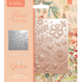 Crafter's Companion Flora & Fauna 3D Embossing Folder 5.5x5.5 Inch Ladybug Love (NG-FF-3D-EF5.5-LALO)