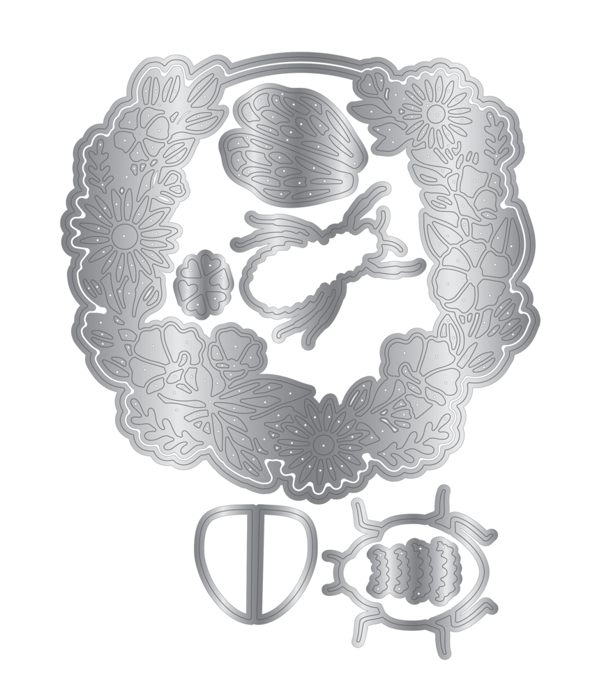 Crafter's Companion Flora & Fauna Metal Die - Flora & Fauna Bugs (NG-FF-MD-FLFB)