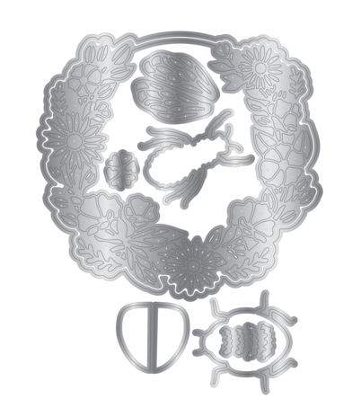 Crafter's Companion Flora & Fauna Metal Die - Flora & Fauna Bugs (NG-FF-MD-FLFB)