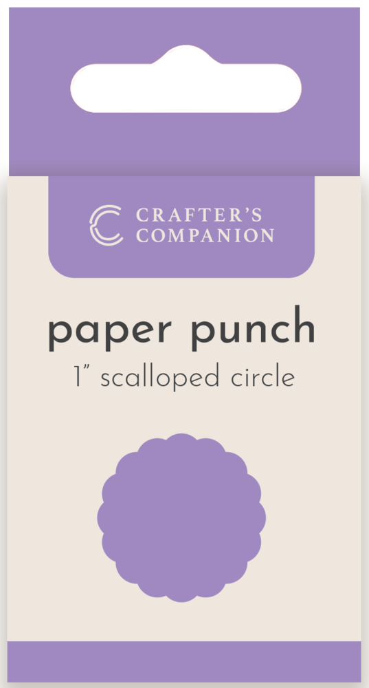 Crafter's Companion Flower Paper Punches - Scalloped Circle 1" (CC-PUNCH-SCCI1) (BASIC) Crafter's Companion Flower Paper Punches - Scalloped Circle 1" (CC-PUNCH-SCCI1) (BASIC)