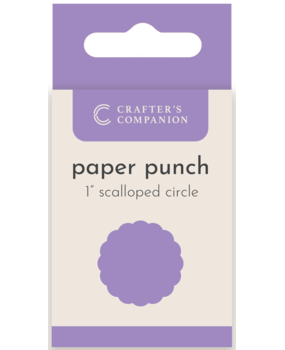 Crafter's Companion Flower Paper Punches - Scalloped Circle 1" (CC-PUNCH-SCCI1) (BASIC) Crafter's Companion Flower Paper Punches - Scalloped Circle 1" (CC-PUNCH-SCCI1) (BASIC)