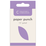 Crafter's Companion Flower Paper Punches - Petal 1.5" (CC-PUNCH-PET1.5) (BASIC)