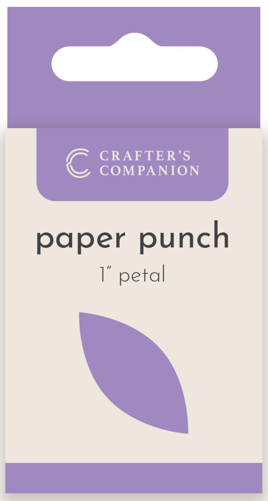 Crafter's Companion Flower Paper Punches - Petal 1" (CC-PUNCH-PET1) (BASIC) Crafter's Companion Flower Paper Punches - Petal 1" (CC-PUNCH-PET1) (BASIC)