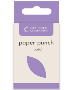 Crafter's Companion Flower Paper Punches - Petal 1" (CC-PUNCH-PET1) (BASIC) Crafter's Companion Flower Paper Punches - Petal 1" (CC-PUNCH-PET1) (BASIC)