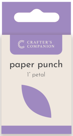 Crafter's Companion Flower Paper Punches - Petal 1" (CC-PUNCH-PET1) (BASIC) Crafter's Companion Flower Paper Punches - Petal 1" (CC-PUNCH-PET1) (BASIC)
