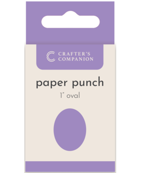 Crafter's Companion Flower Paper Punches - Oval 1" (CC-PUNCH-OVA1) (BASIC)