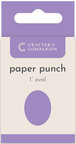 Crafter's Companion Flower Paper Punches - Oval 1" (CC-PUNCH-OVA1) (BASIC)