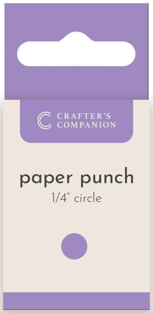 Crafter's Companion Flower Paper Punches - Circle ¼" (CC-PUNCH-CIRC25) (BASIC)