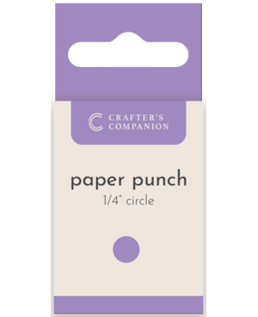 Crafter's Companion Flower Paper Punches - Circle ¼" (CC-PUNCH-CIRC25) (BASIC)