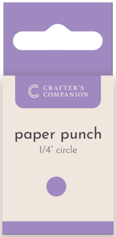 Crafter's Companion Flower Paper Punches - Circle ¼" (CC-PUNCH-CIRC25) (BASIC)