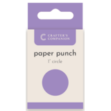 Crafter's Companion Flower Paper Punches - Circle 1" (CC-PUNCH-CIRC1) (BASIC)