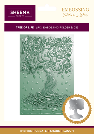 Crafter's Companion 3D Embossing Folder & Metal Die - Tree of Life (SD-3DEF4-MD-TREE) Crafter's Companion 3D Embossing Folder & Metal Die - Tree of Life (SD-3DEF4-MD-TREE)