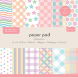 Crafter's Companion Sentiment Balloons 6x6 Inch Paper Pad Celebrations! (CC-PAD6-CELE)