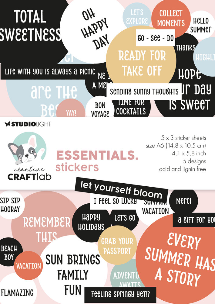 Creative Craftlab Let Yourself Bloom Essentials Stickers (CCL-ES-STIC44) (DISCONTINUED)