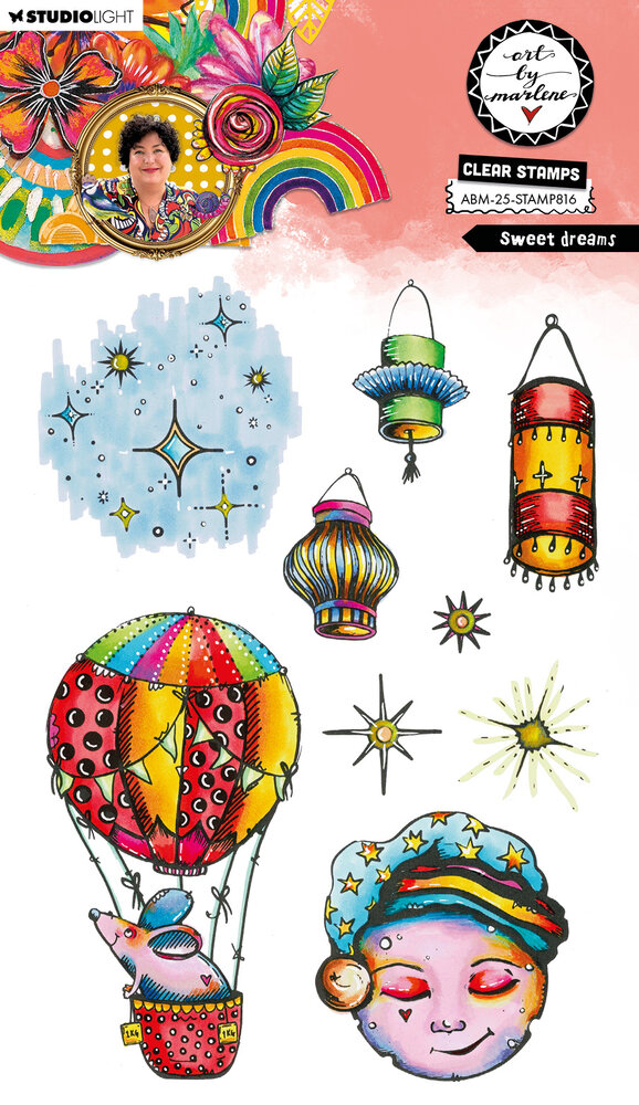 Art By Marlene Sweet Dreams Clear Stamp (ABM-25-STAMP816) (DISCONTINUED) Art By Marlene Sweet Dreams Clear Stamp (ABM-25-STAMP816) (DISCONTINUED)