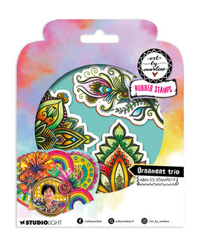 Art By Marlene Ornament Trio Rubber Stamp (ABM-25-STAMP819) (DISCONTINUED)