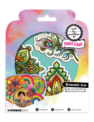Art By Marlene Ornament Trio Rubber Stamp (ABM-25-STAMP819) (DISCONTINUED) Art By Marlene Ornament Trio Rubber Stamp (ABM-25-STAMP819) (DISCONTINUED)