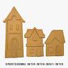 Stamperia Silent Sea Village MDF Crafty Shapes Blanks House Landscape (15pcs) (KLSM46) Stamperia Silent Sea Village MDF Crafty Shapes Blanks House Landscape (15pcs) (KLSM46)