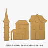 Stamperia Silent Sea Village MDF Crafty Shapes Blanks Tower Landscape (17pcs) (KLSM48) Stamperia Silent Sea Village MDF Crafty Shapes Blanks Tower Landscape (17pcs) (KLSM48)