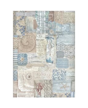 Stamperia Silent Sea A4 Rice Paper Texture (6pcs) (DFSA41027) Stamperia Silent Sea A4 Rice Paper Texture (6pcs) (DFSA41027)
