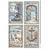 Silent Sea A4 Rice Paper 4 Cards (6pcs) (DFSA41029) (OUTLET)