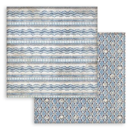 Stamperia Silent Sea 8x8 Inch Paper Pack Backgrounds Selection (SBBS126) Stamperia Silent Sea 8x8 Inch Paper Pack Backgrounds Selection (SBBS126)