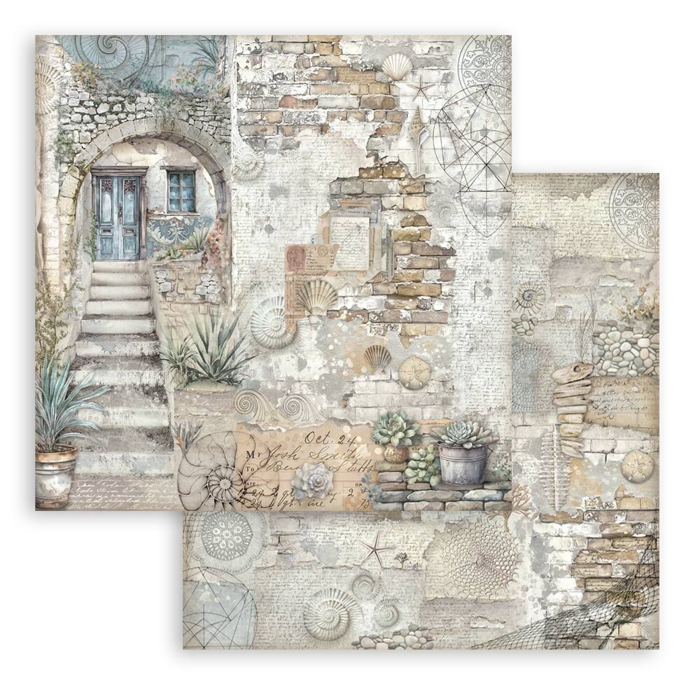 Stamperia Silent Sea 8x8 Inch Paper Pack (SBBS125) Stamperia Silent Sea 8x8 Inch Paper Pack (SBBS125)