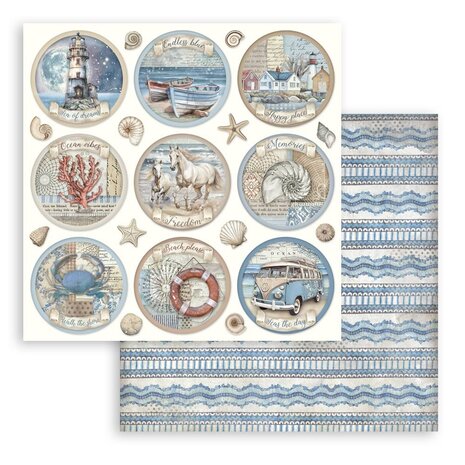 Stamperia Silent Sea 12x12 Inch Paper Pack (SBBL169)