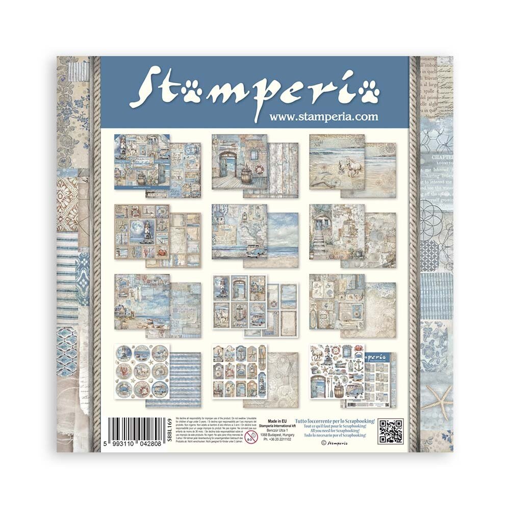 Stamperia Silent Sea 12x12 Inch Paper Pack (SBBL169)