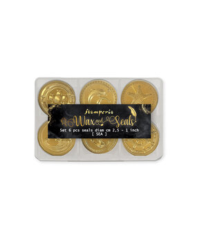 Stamperia Silent Sea Wax and Seals (6 seals) (WAXSL06)