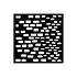Silent Sea Village Thick Stencil 12x12cm Bricks Pattern (KSTDS44) Silent Sea Village Thick Stencil 12x12cm Bricks Pattern (KSTDS44)