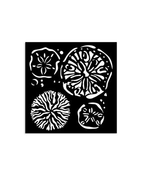Stamperia Silent Sea Thick Stencil 12x12cm Sponges (KSTDS38)