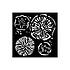 Silent Sea Thick Stencil 12x12cm Sponges (KSTDS38) Silent Sea Thick Stencil 12x12cm Sponges (KSTDS38)
