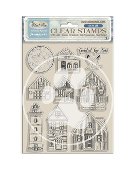 Stamperia Silent Sea Clear Stamps Landscape (WTK218) (DISCONTINUED)