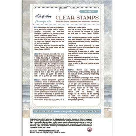 Stamperia Silent Sea Clear Stamps Landscape (WTK218) (DISCONTINUED) Stamperia Silent Sea Clear Stamps Landscape (WTK218) (DISCONTINUED)