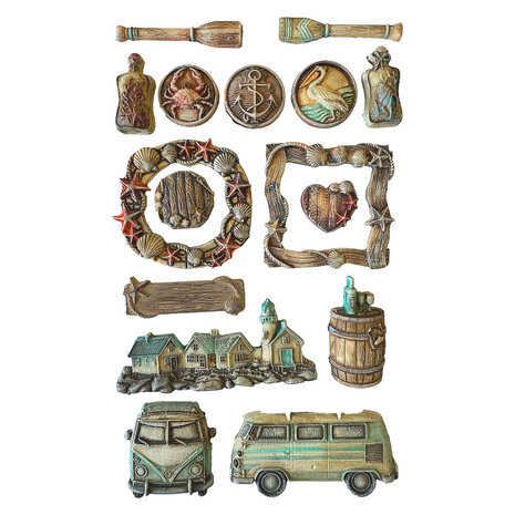 Stamperia Silent Sea A4 Soft Mould (K3PTA4591)