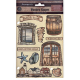 Stamperia Silent Sea A5 Colored Wooden Shape Soul of the Ocean (KLSP183)