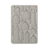 Stamperia Silent Sea A5 Silicon Mould Houses and Lighthouse (KACMA577)