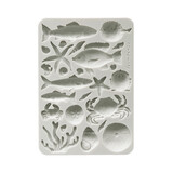 Stamperia Silent Sea A5 Silicon Mould Shells and Fish (KACMA578) (DISCONTINUED)