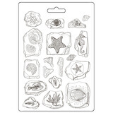 Stamperia Silent Sea A5 Soft Mould Fossils (K3PTA5670)