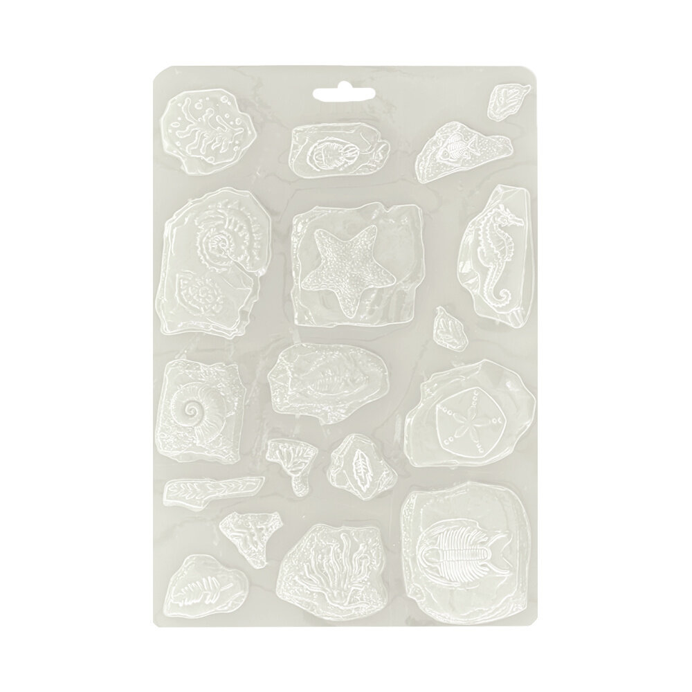 Stamperia Silent Sea A5 Soft Mould Fossils (K3PTA5670)