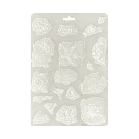 Stamperia Silent Sea A5 Soft Mould Fossils (K3PTA5670)