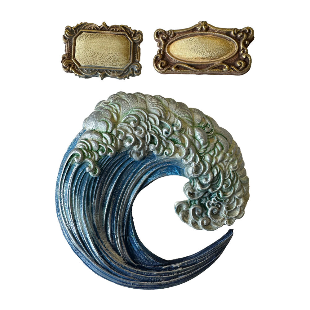 Stamperia Silent Sea A5 Soft Mould Wave (K3PTA5671)