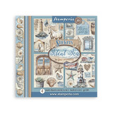 Stamperia Silent Sea Stickers (4pcs) (SBSTK01)