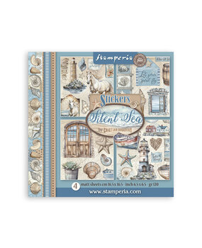 Stamperia Silent Sea Stickers (4pcs) (SBSTK01)