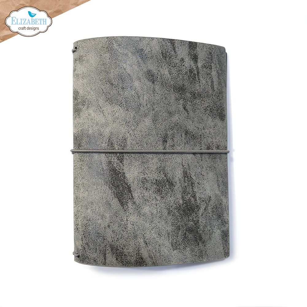 Elizabeth Craft Designs Mr. & Mrs. Art Journal Stonewashed Grey Passport XL (AJ10)