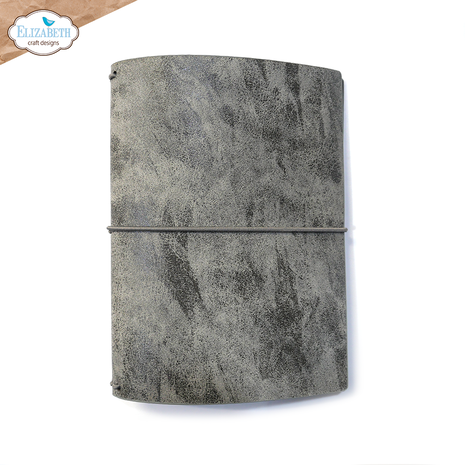 Elizabeth Craft Designs Mr. & Mrs. Art Journal Stonewashed Grey Passport XL (AJ10)