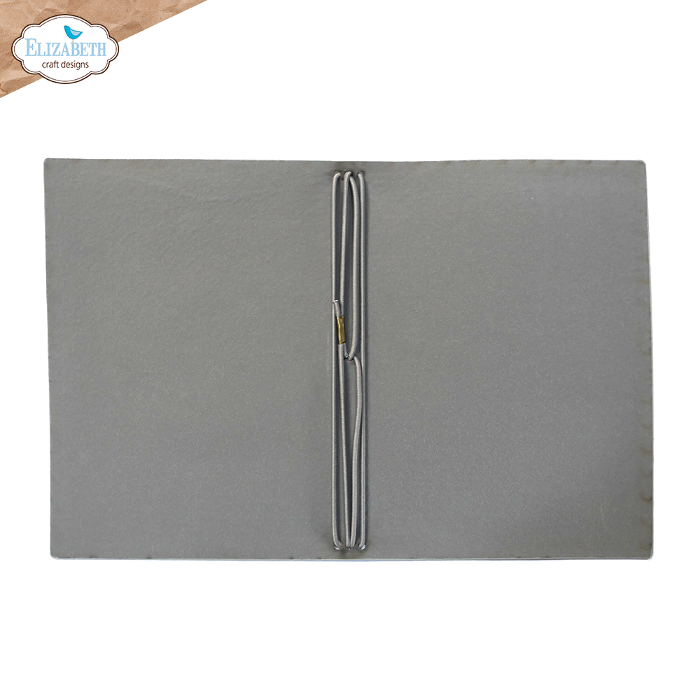 Elizabeth Craft Designs Mr. & Mrs. Art Journal Stonewashed Grey Passport XL (AJ10)